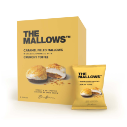 CARAMEL FILLED MALLOWS - CRUNCHY TOFFEE