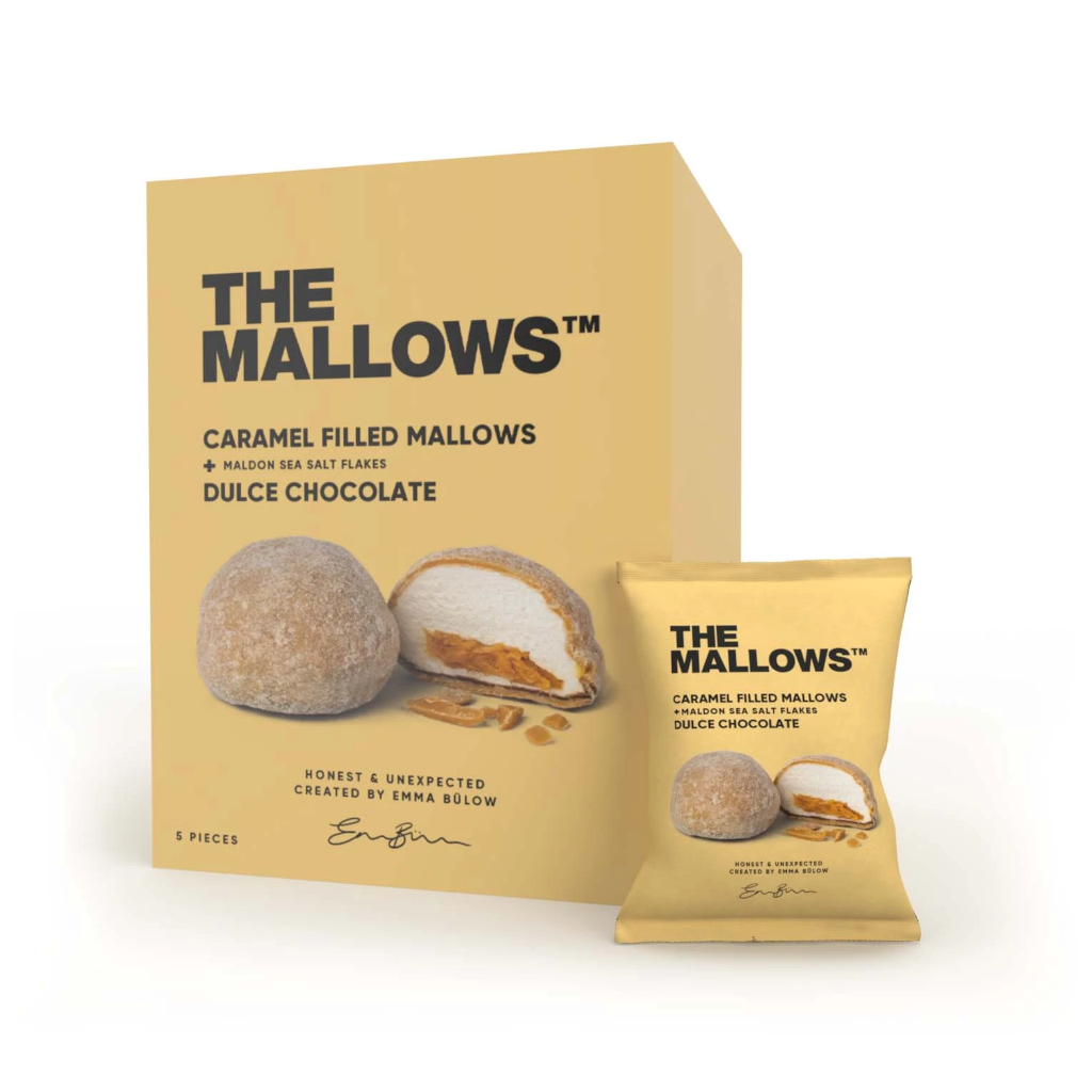CARAMEL FILLED MALLOWS - DULCE CHOCOLATE - The Mallows - Chokoart I/S