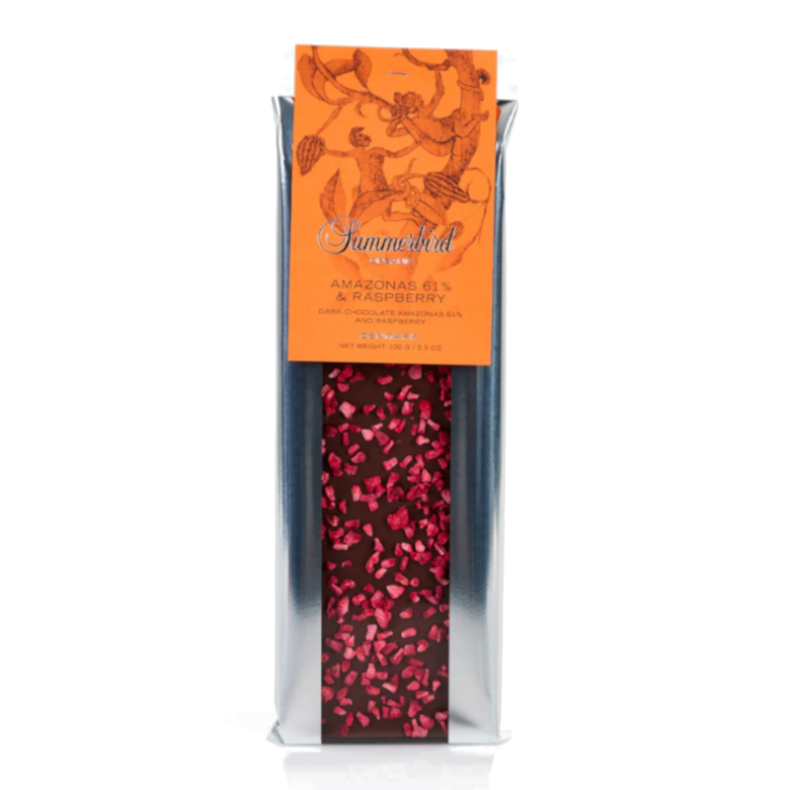 SUMMERBIRD HANDCRAFTED BAR - AMAZONAS 61% &amp; RASPBERRY