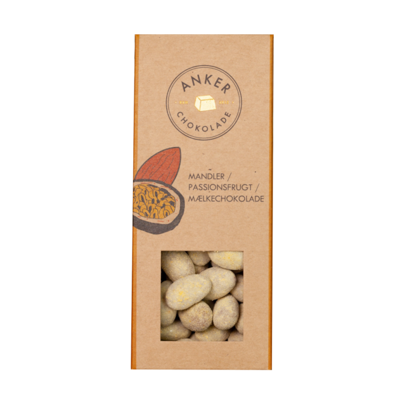 ANKERS DRAGEE - MANDLER / PASSIONSFRUGT / M�LKECHOKOLADE
