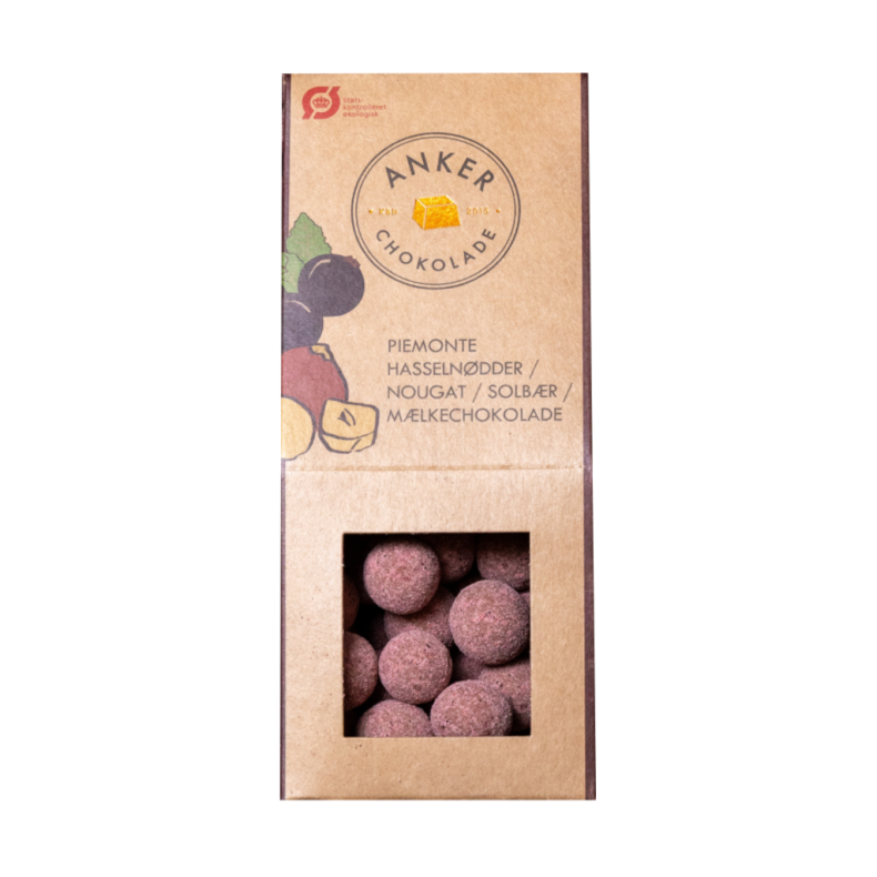 ANKERS DRAGEE - PIEMONTEHASSELN�DDER / NOUGAT / SOLB�R / M�LKECHOKOLADE