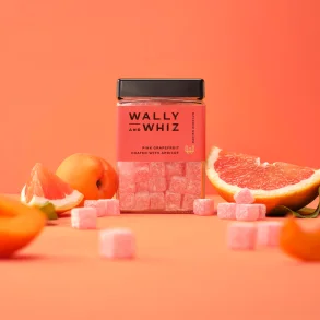WALLY & WHIZ - PINK GRAPE MED ABRIKOS, 240 G.