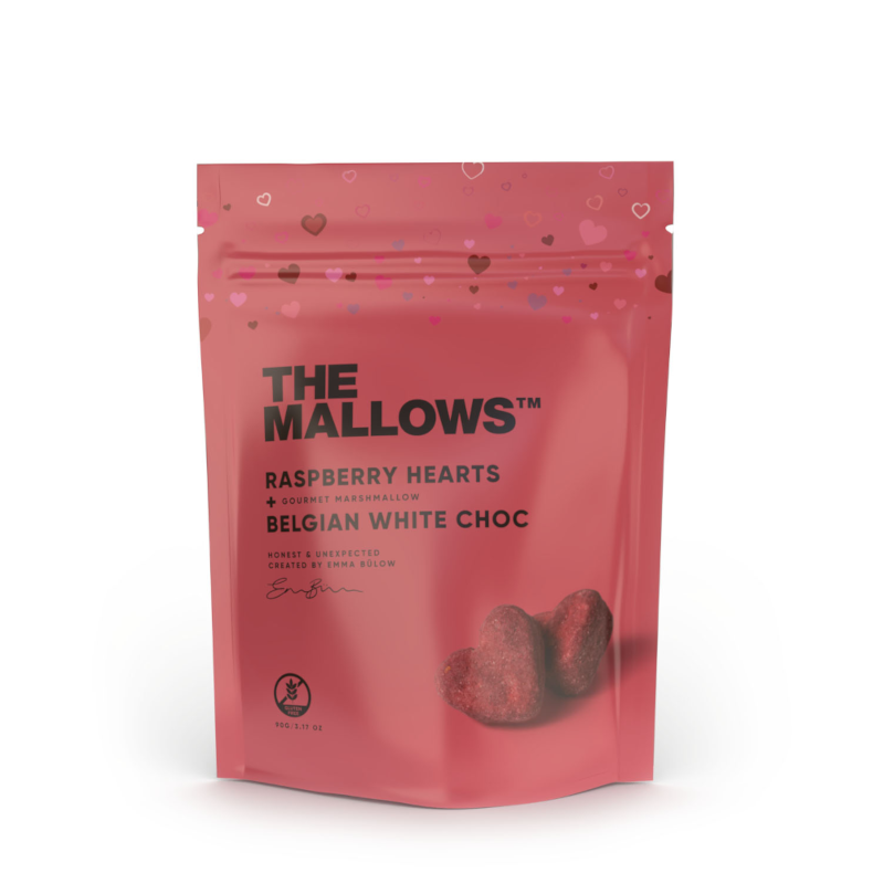 HEART MALLOWS - RASPBERRY