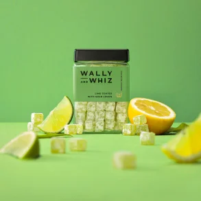 WALLY & WHIZ - LIME MED SUR CITRON, 240 G.
