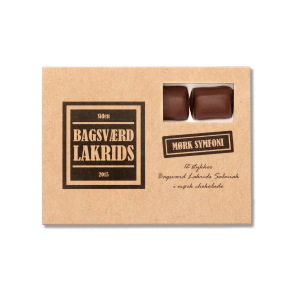 BAGSV�RD LAKRIDS - M�RK SYMFONI 12 stk.