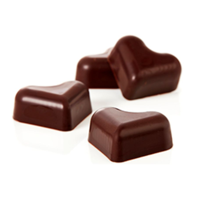 M�RKE CHOKOLADE HJERTER 100 GR. - FRELLSEN CHOKOLADE