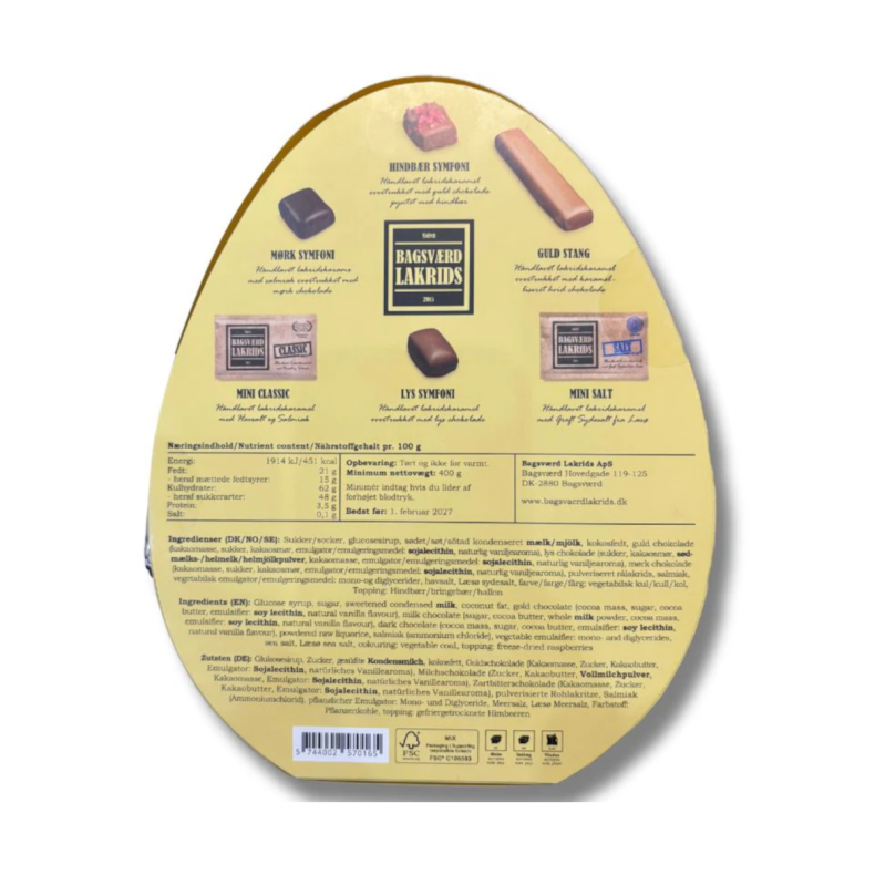 BAGSV�RD LAKRIDS - P�SKE�G