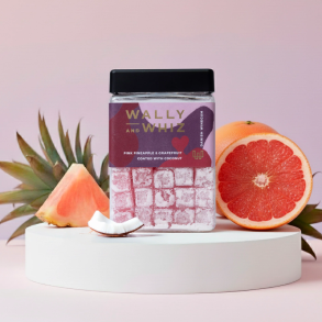 WALLY & WHIZ - PINK ANANAS & GRAPEFRUGT MED KOKOS