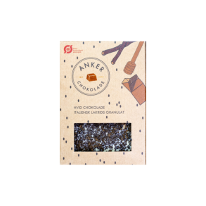 ANKERS PLADER - HVID CHOKOLADE / LAKRIDSGRANULAT