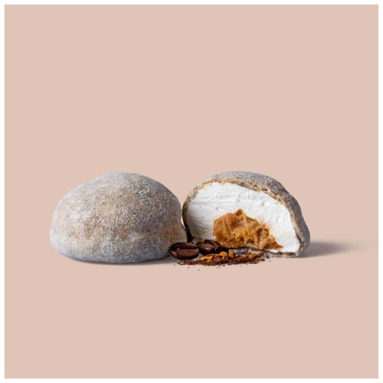 CARAMEL FILLED MALLOWS - COFFEE &amp; BELGIAN WHITE CHOC