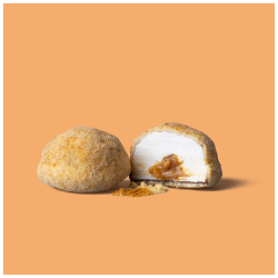 CARAMEL FILLED MALLOWS - WHITE CHOC &amp; PASSION FRUIT