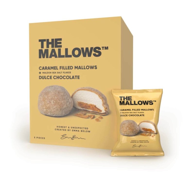 THE MALLOWS - CARAMEL FILLED MALLOWS DULCE 