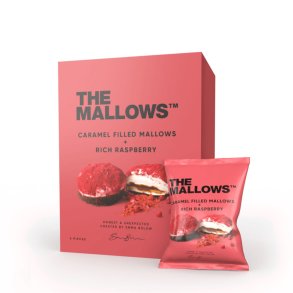 THE MALLOWS - CARAMEL FILLED MALLOWS RASPBERRY