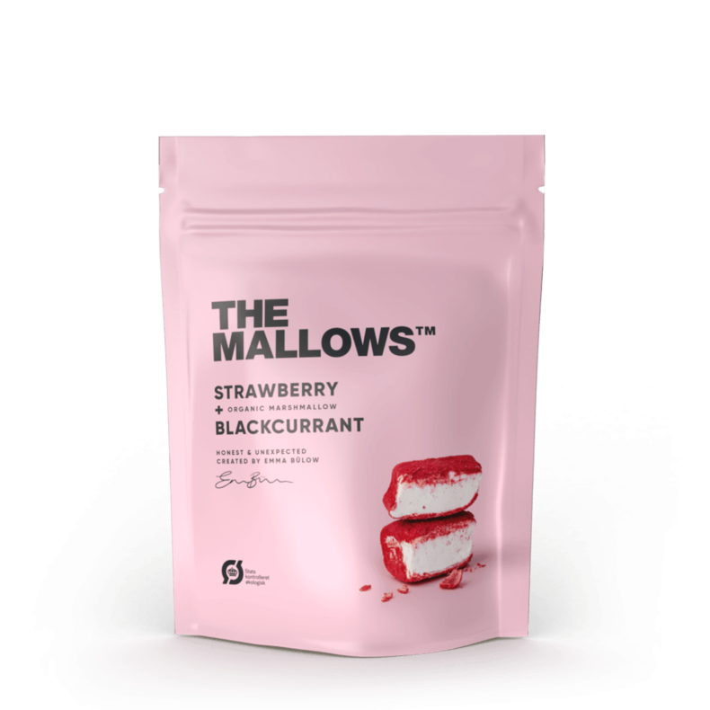 THE MALLOWS - STRAWBERRY + BLACKCURRANT 90 G.
