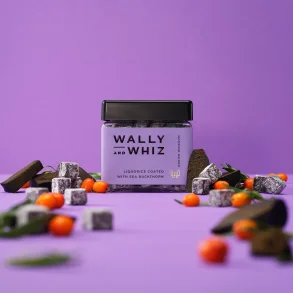 WALLY & WHIZ - LAKRIDS MED HAVTORN, 140 G.