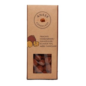 ANKER CHOKOLADE - PIEMONTE HASSELNDDER MED KAKAOPULVER