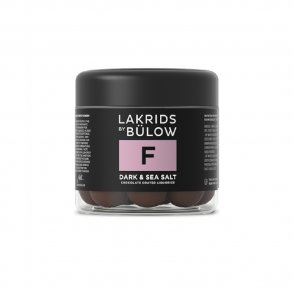 F - DARK & SEA SALT 115 gr. - LAKRIDS BY BLOW