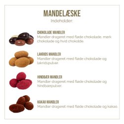 GAVE�SKE MED CHOKOLADEMANDLER - FRELLSEN
