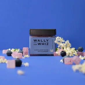 WALLY & WHIZ - HYLDEBLOMST MED BLBR, 140 G.